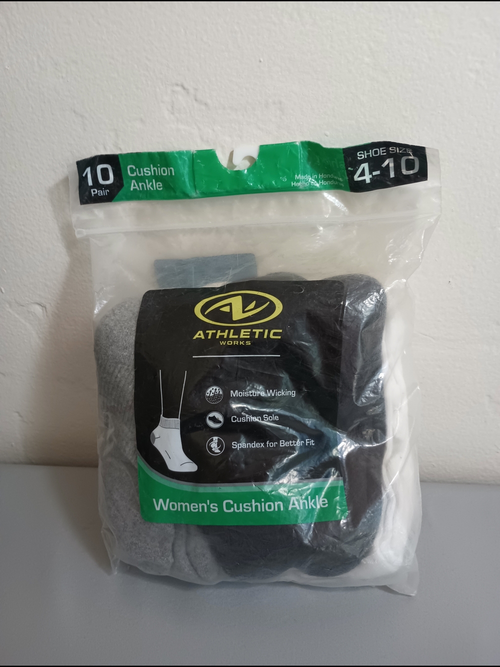 Athletic Works Women's Cushion Ankle Socks